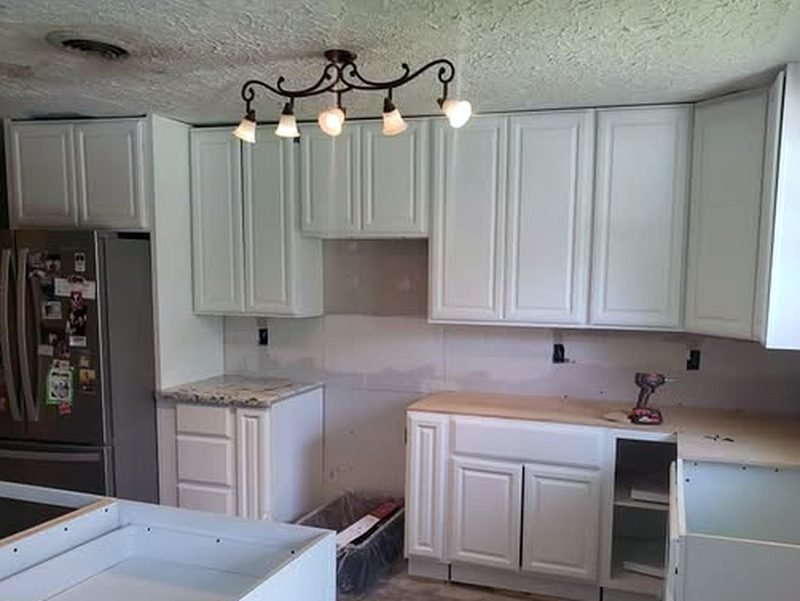 Kitchens — Full kitchen remodel with custom cabinetry, photo 1 of 4