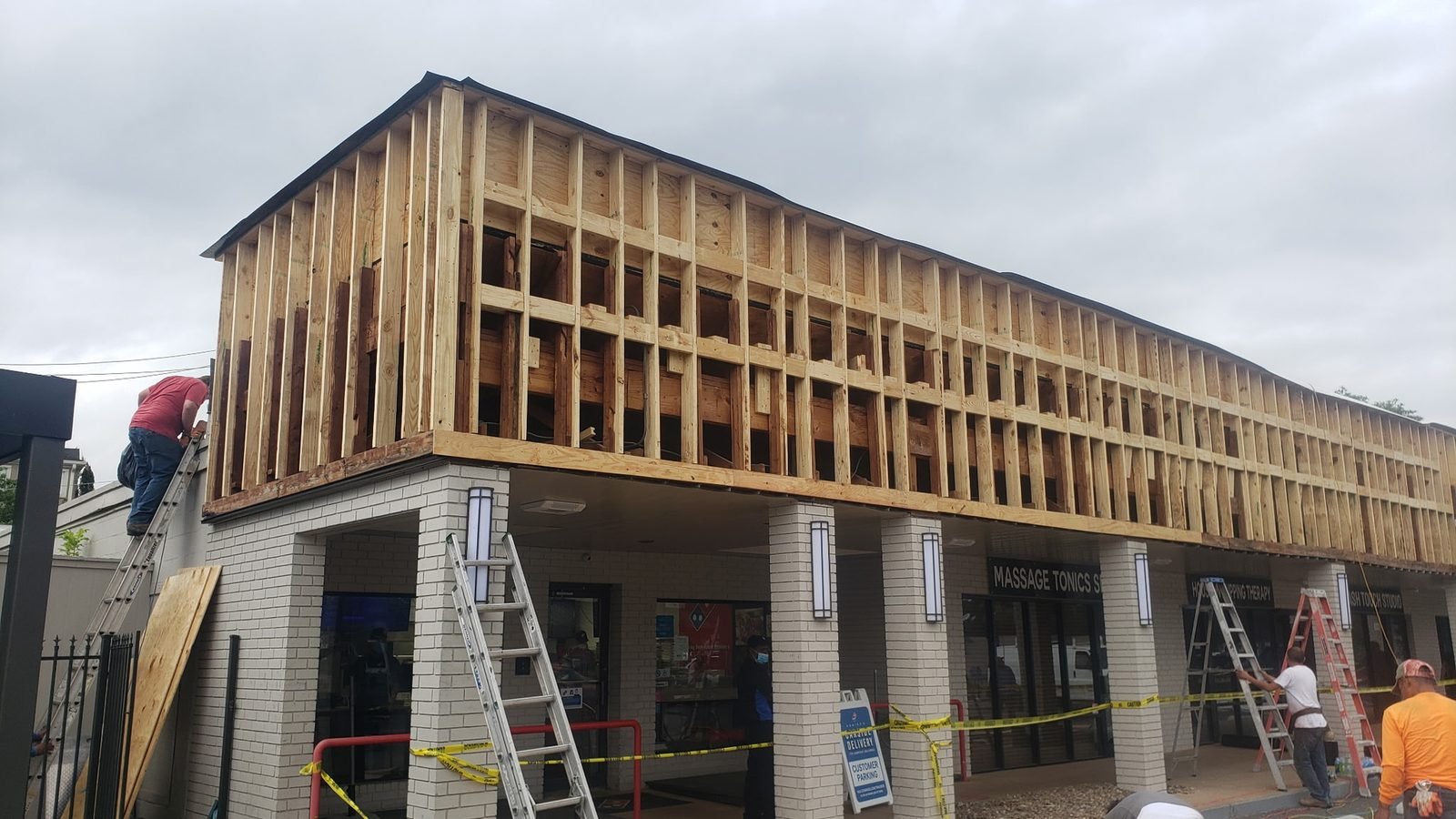 Commercial construction project by Level Headed Construction